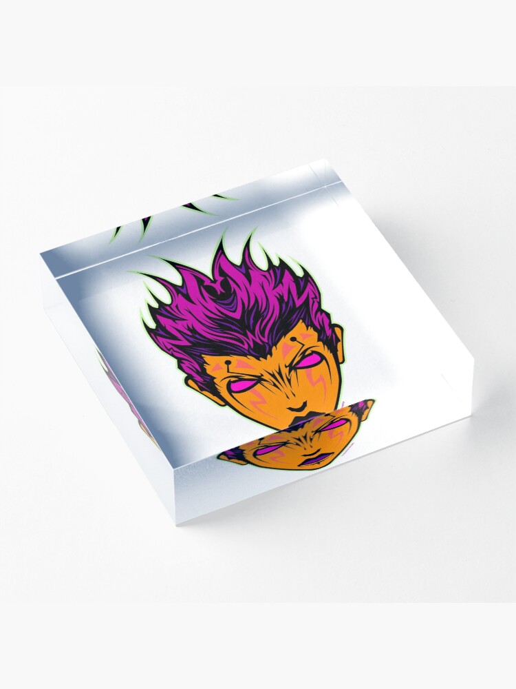 Alternate view of army of none - firestar remix Acrylic Block