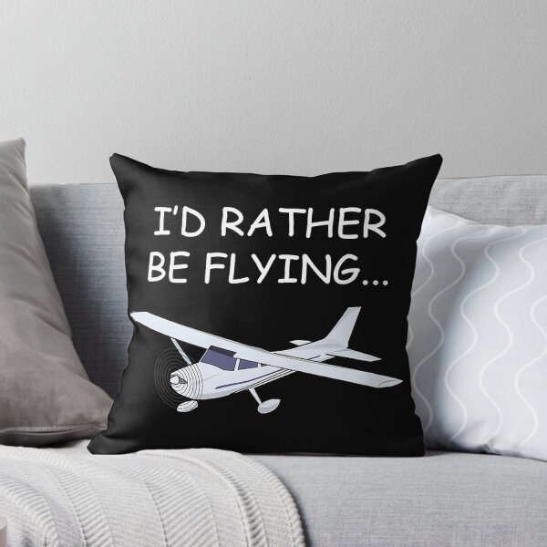 Item preview, I'd Rather Be Flying Airplane Pilot designed and sold by Abaddon-art.