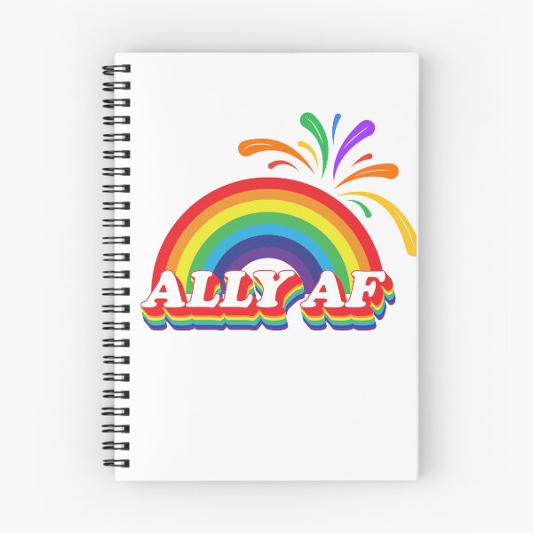 Item preview, Gay Pride Ally AF designed and sold by LadyRebelFL.