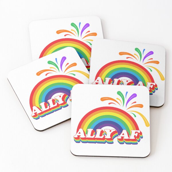 Item preview, Gay Pride Ally AF designed and sold by LadyRebelFL.