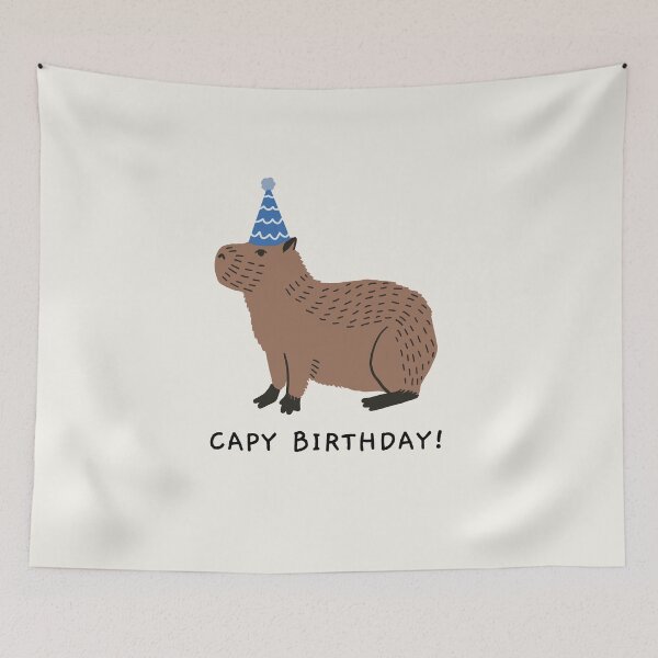 Item preview, Capy Birthday! designed and sold by AprilCreations.