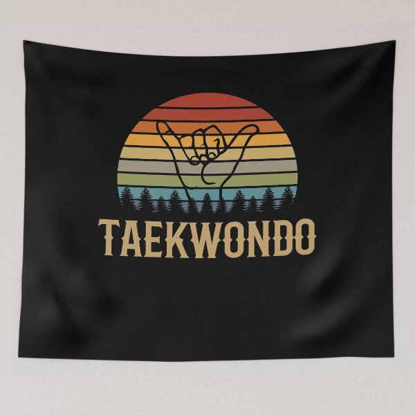 Item preview, Taekwondo Instructors Vintage Sunset. Funny Taekwondo Instructor or Taekwondo Beginner Design designed and sold by TheKarateStore.