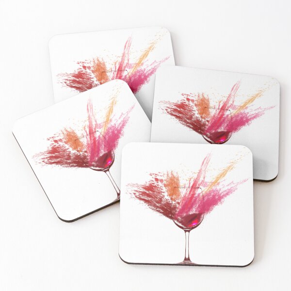 Item preview, Splatter Watercolor Red Wine Glass Graphic designed and sold by redbubbleart18.
