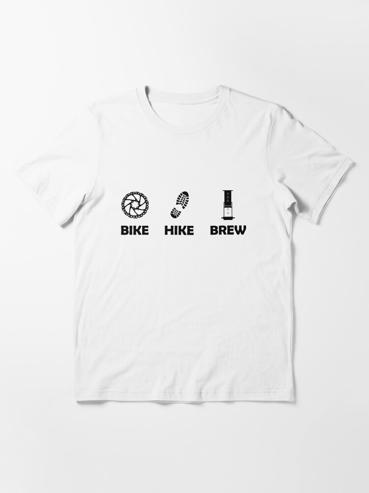 Alternate view of Black Logo on White Background Essential T-Shirt