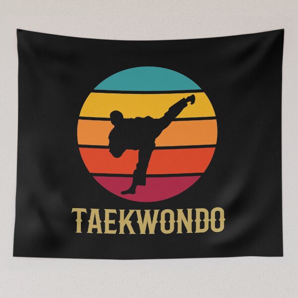 Item preview, Taekwondo Instructors Vintage Sunset. Funny Taekwondo Instructor or Taekwondo Beginner Design designed and sold by TheKarateStore.