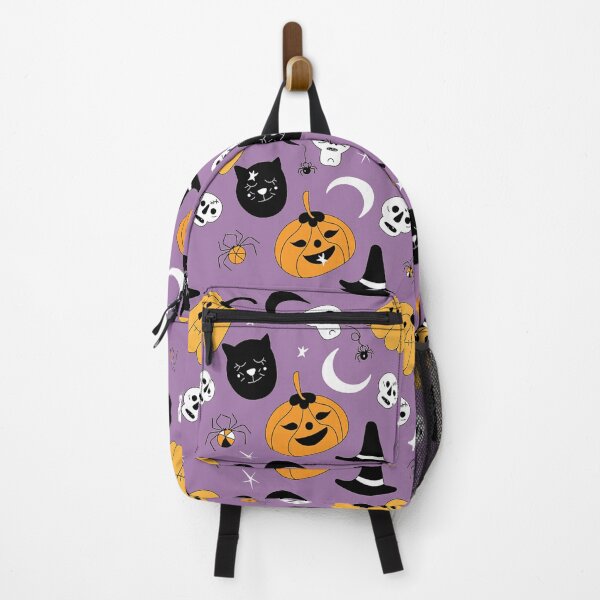 Item preview, Halloween Pumpkin and Skull Seamless Pattern designed and sold by Vicky021.