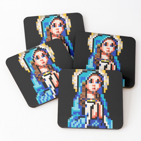 Item preview, Blessed Virgin Mary - Pixel Art designed and sold by ANAELZER.