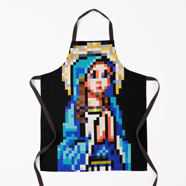 Item preview, Blessed Virgin Mary - Pixel Art designed and sold by ANAELZER.