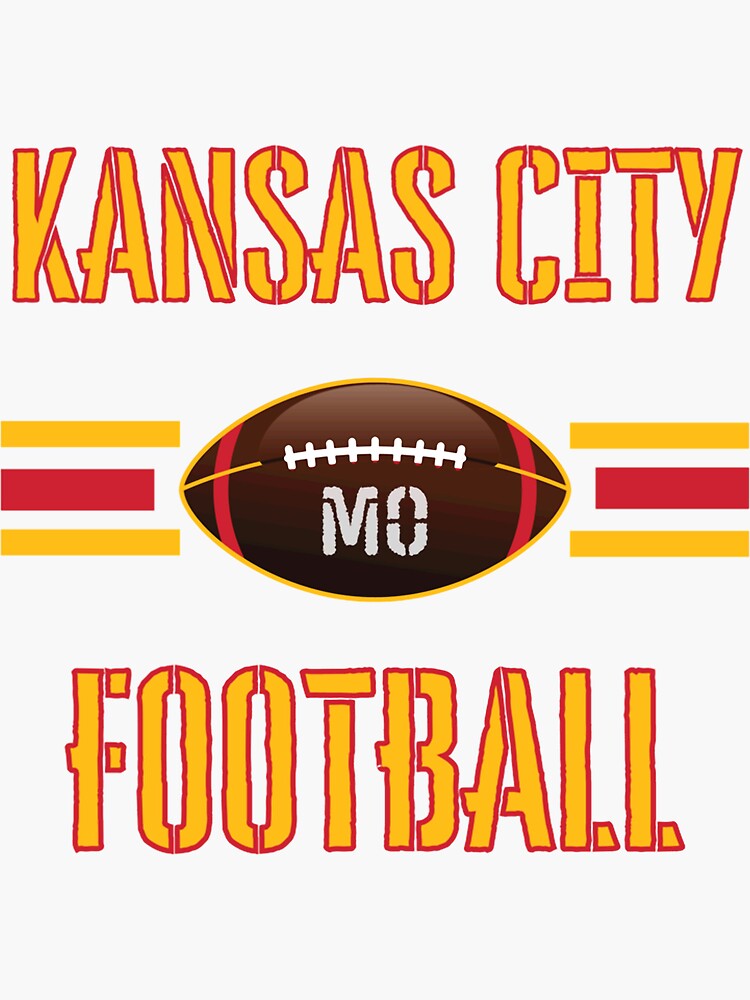 "Kansas City Football 2021 v2 (Black)" Sticker for Sale by JuliaDaz