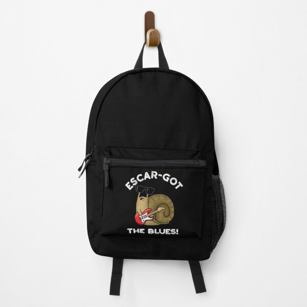 Item preview, Escar-got The Blues Snail Funny Escargot Puns (Dark BG) designed and sold by punnybone.