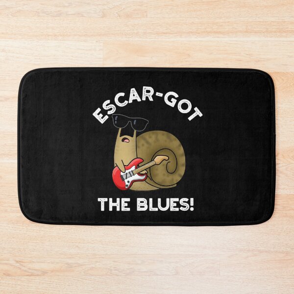 Item preview, Escar-got The Blues Snail Funny Escargot Puns (Dark BG) designed and sold by punnybone.
