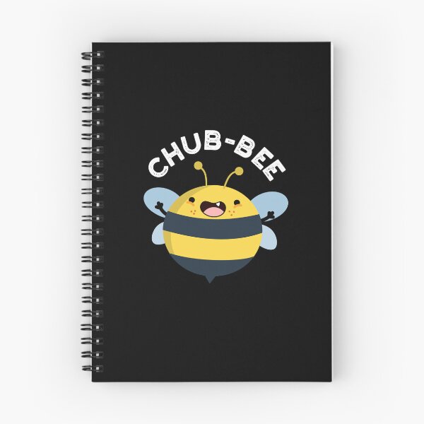 Item preview, Chub-bee Chubby Funny Bee Puns (Dark BG) designed and sold by punnybone.