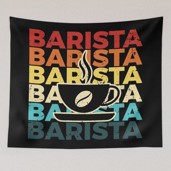 Artikelvorschau, Barista Retro Kaffee-Künstler-Weinlese entworfen und verkauft von NestaReign.