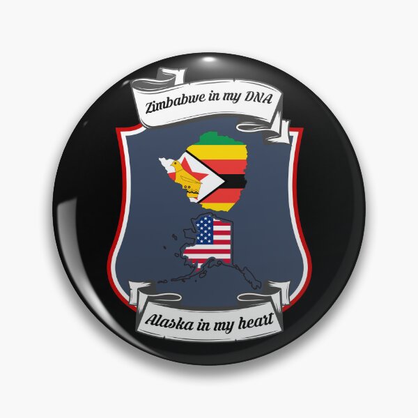 Item preview, Zimbabwe in my DNA, Alaska in my heart Heritage designed and sold by Tony ⭐⭐⭐⭐⭐.