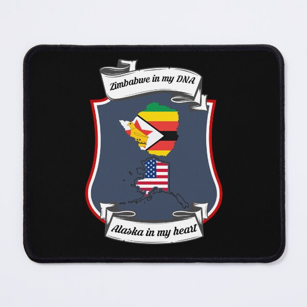 Item preview, Zimbabwe in my DNA, Alaska in my heart Heritage designed and sold by Tony ⭐⭐⭐⭐⭐.
