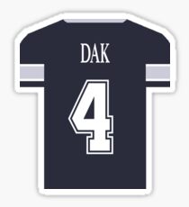 Dak Prescott Jersey Blue Sticker
