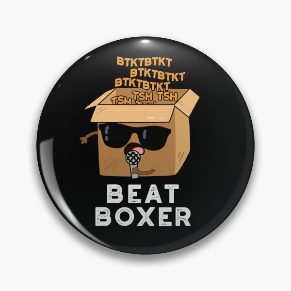 Item preview, Beat Boxer Funny Box Puns (Dark BG) designed and sold by punnybone.