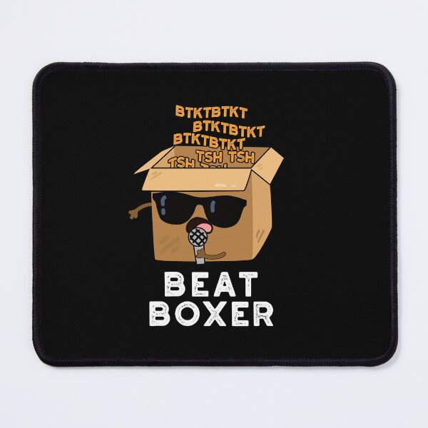 Item preview, Beat Boxer Funny Box Puns (Dark BG) designed and sold by punnybone.