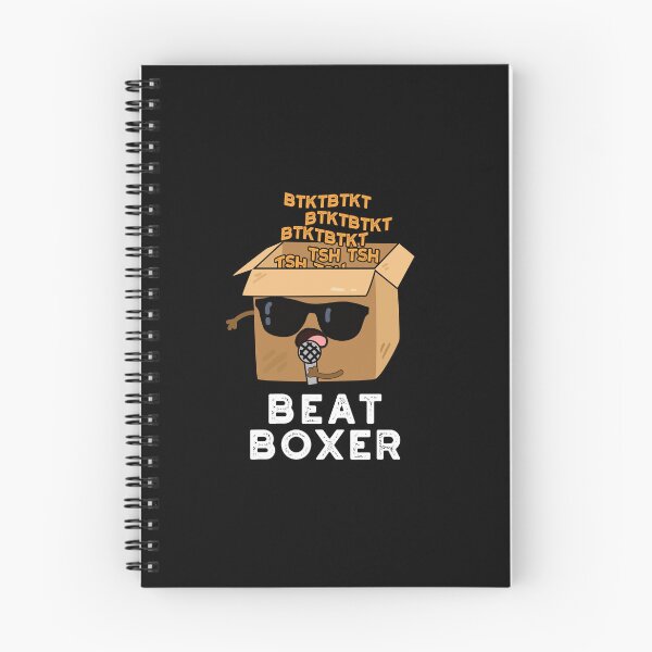 Item preview, Beat Boxer Funny Box Puns (Dark BG) designed and sold by punnybone.
