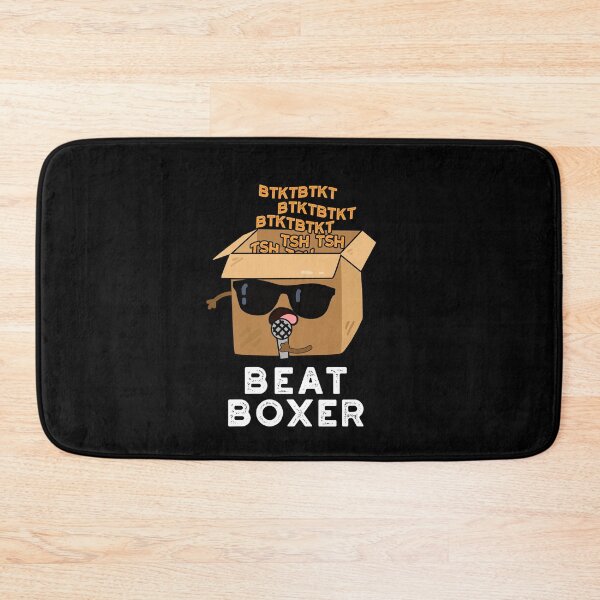 Item preview, Beat Boxer Funny Box Puns (Dark BG) designed and sold by punnybone.