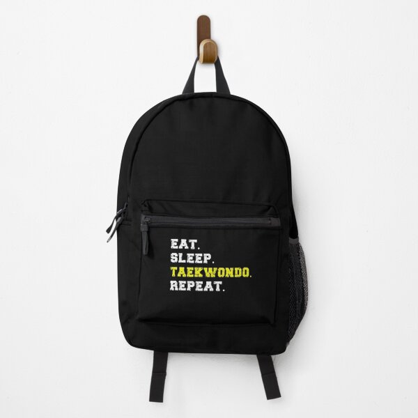 Item preview, Eat Sleep Taekwondo Repeat! Funny Taekwondo Instructor or Taekwondo Beginner Design designed and sold by TheKarateStore.
