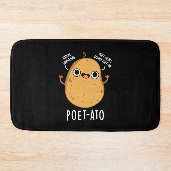 Item preview, Poet-ato Funny Potato Puns (Dark BG) designed and sold by punnybone.