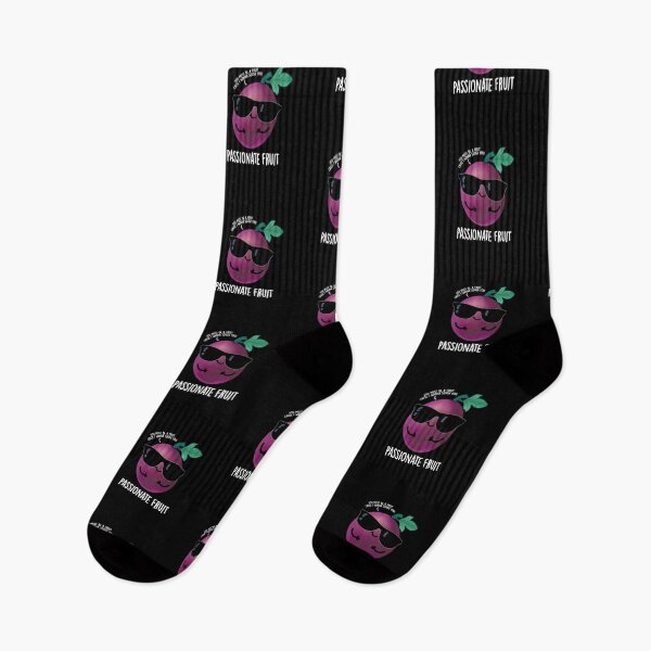 Item preview, Passionate Fruit Funny Passion Fruit Puns (Dark BG) designed and sold by punnybone.