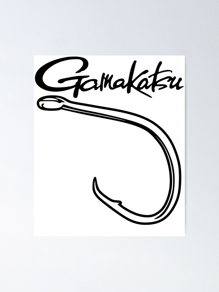 Gamakatsu Logo (Black Version) Poster for Sale by isrowatia