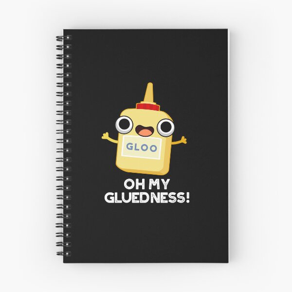 Item preview, Oh My Gluedness Funny Super Glue Puns (Dark BG) designed and sold by punnybone.