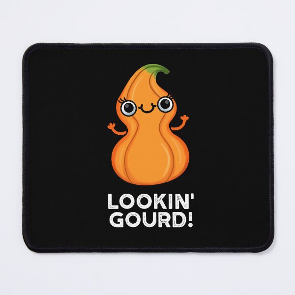 Item preview, Looking Gourd Funny Veggie Pun (Dark BG) designed and sold by punnybone.