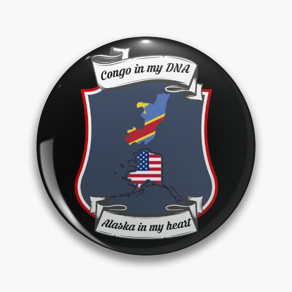 Item preview, Congo in my DNA, Alaska in my heart Heritage designed and sold by Tony ⭐⭐⭐⭐⭐.
