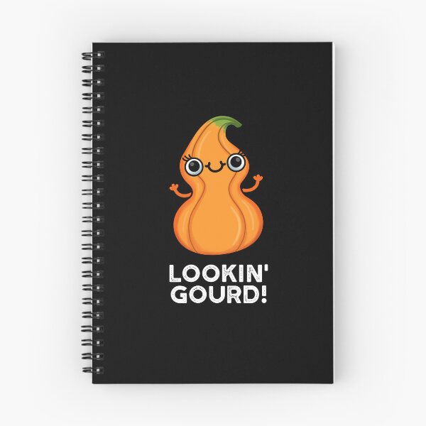 Item preview, Looking Gourd Funny Veggie Pun (Dark BG) designed and sold by punnybone.