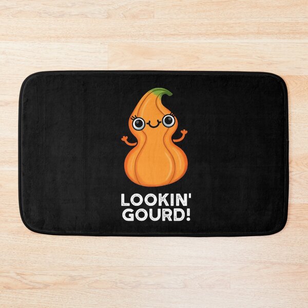 Item preview, Looking Gourd Funny Veggie Pun (Dark BG) designed and sold by punnybone.