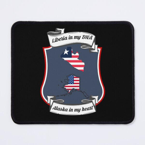 Item preview, Liberia in my DNA, Alaska in my heart Heritage designed and sold by Tony ⭐⭐⭐⭐⭐.