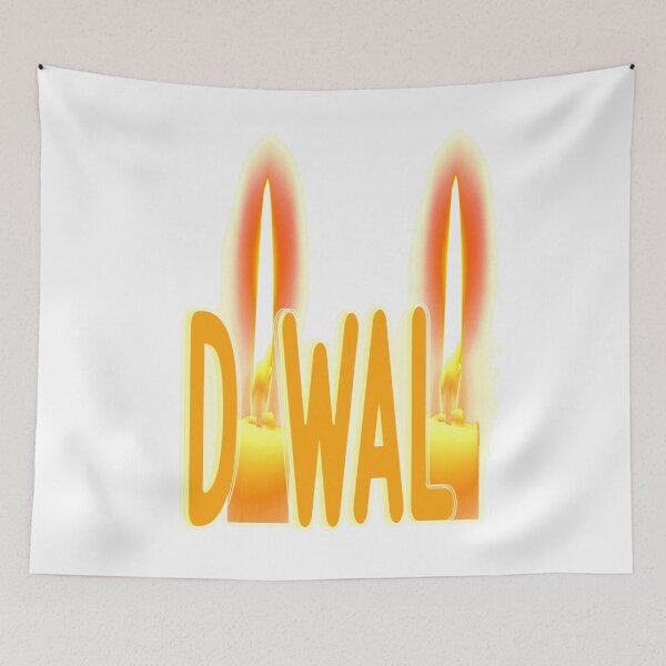 Item preview, Diwali Lights Candles Cute Candlelight Typography designed and sold by URSparklingShop.
