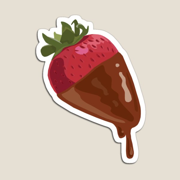 Strawberry Dipped in Chocolate Magnet
