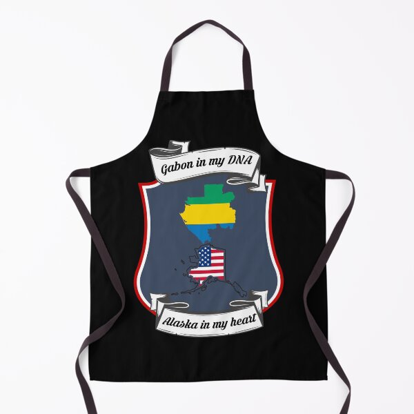 Item preview, Gabon in my DNA, Alaska in my heart Heritage designed and sold by Tony ⭐⭐⭐⭐⭐.