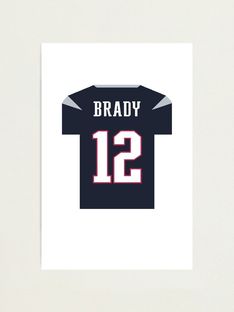 pictures of tom brady's jersey