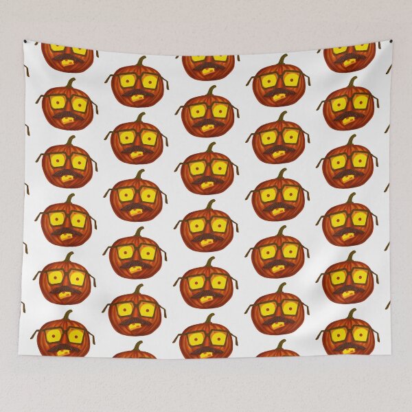 Item preview, Funny Spooky Pumpkin Dad Face  designed and sold by Digi Artworks Store.