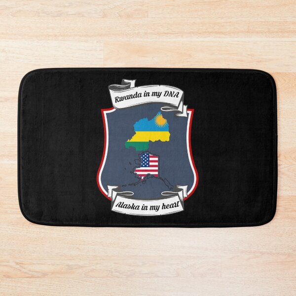 Item preview, Rwanda in my DNA, Alaska in my heart Heritage designed and sold by Tony ⭐⭐⭐⭐⭐.