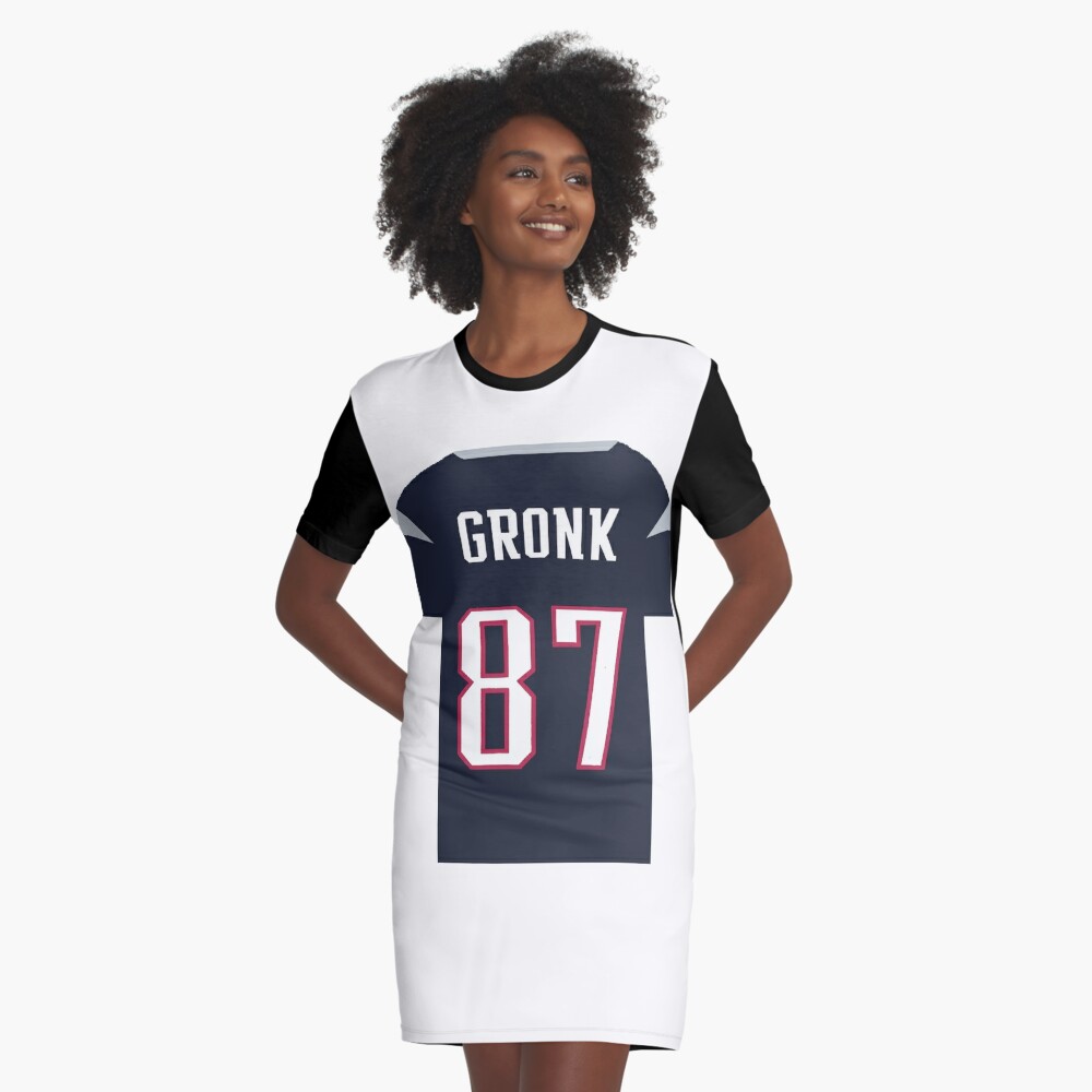 Rob Gronkowski Jersey' Graphic T-Shirt Dress for Sale by Tate