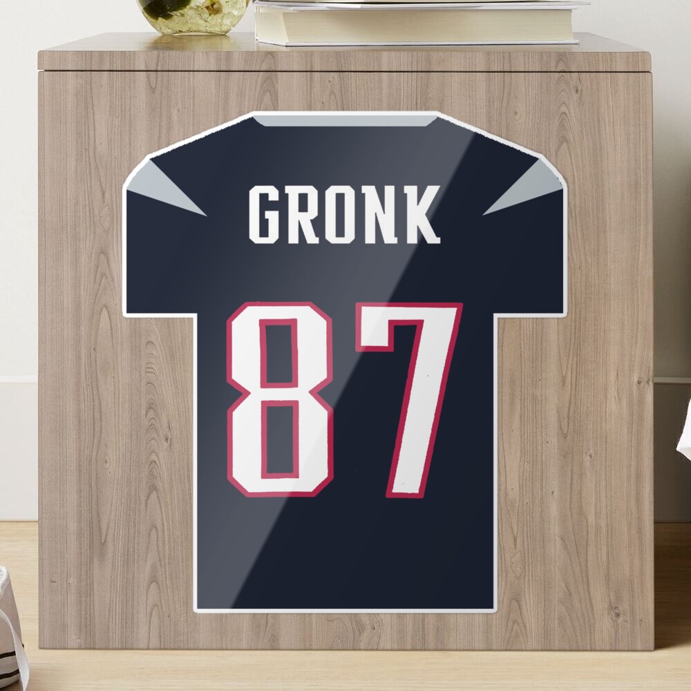 Rob Gronkowski Jersey Sticker for Sale by Tate Breeland