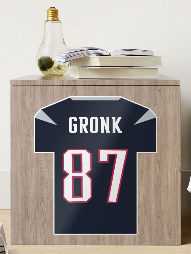 Rob Gronkowski Jersey Sticker for Sale by Tate Breeland