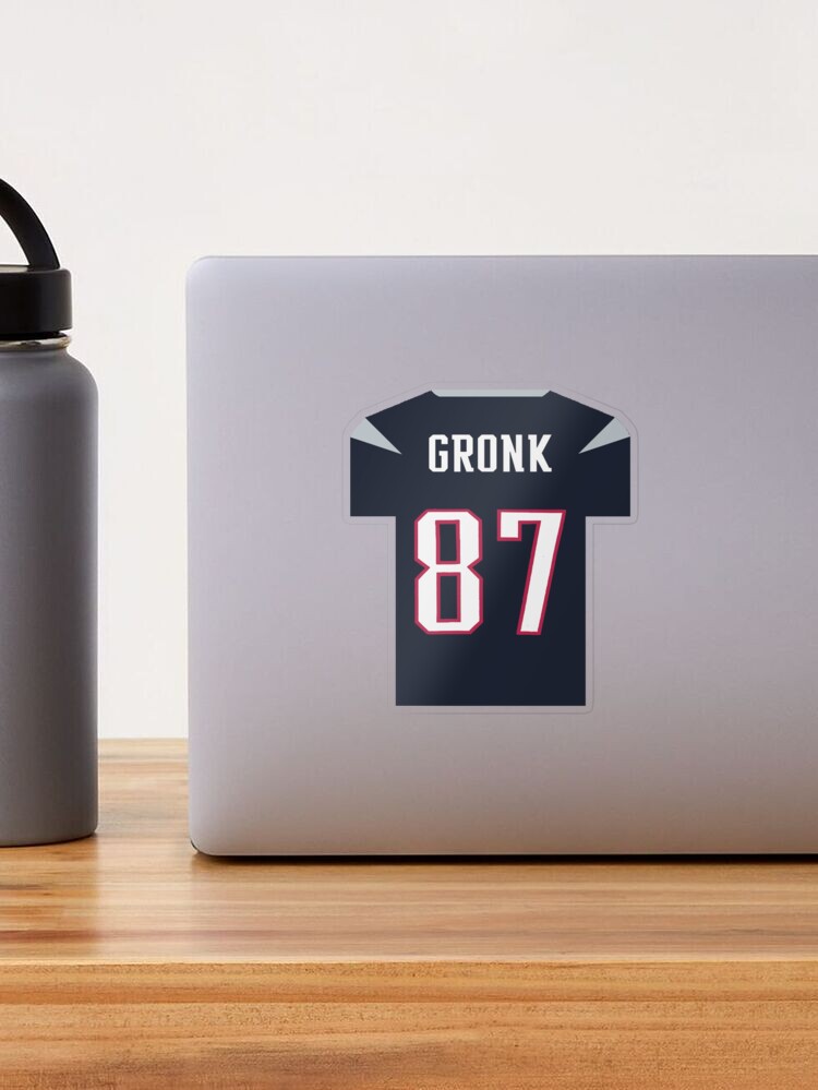 Rob Gronkowski Jersey Sticker for Sale by Tate Breeland