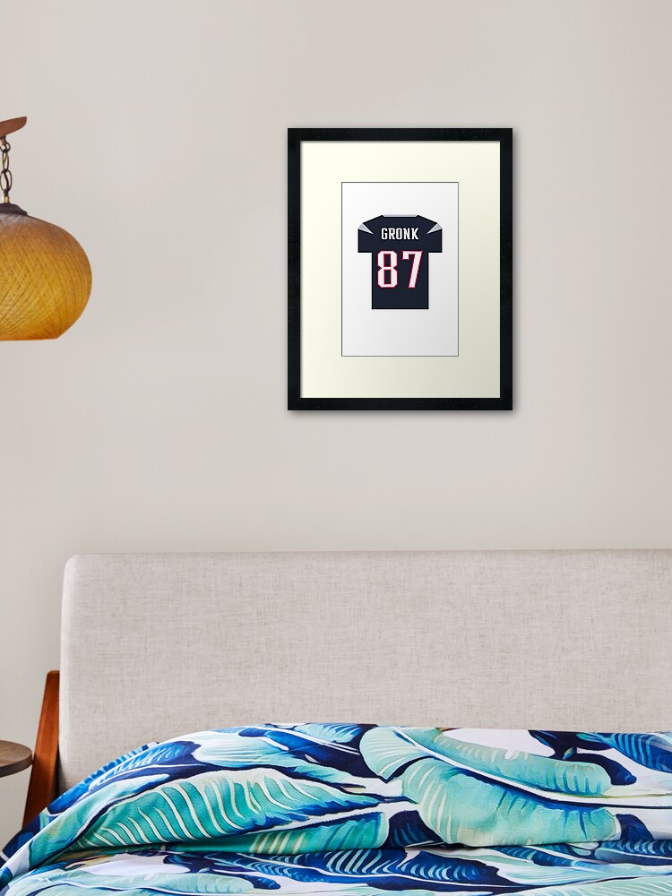 Rob Gronkowski Jersey Art Board Print for Sale by Tate Breeland