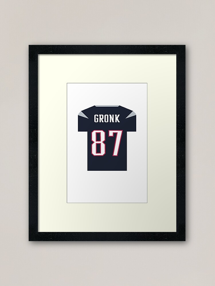 Rob Gronkowski Jersey Sticker for Sale by Tate Breeland