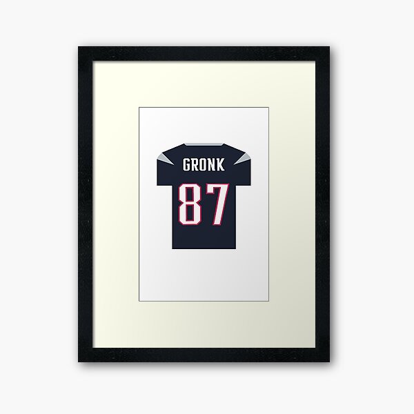 Rob Gronkowski Jersey Art Board Print for Sale by Tate Breeland