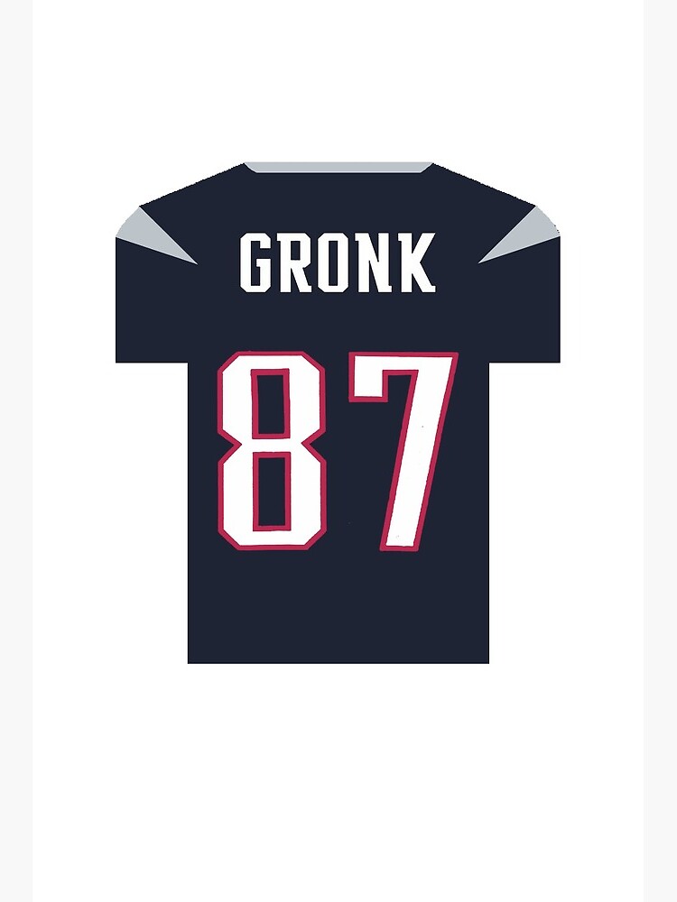 Rob Gronkowski Jersey Art Board Print for Sale by Tate Breeland