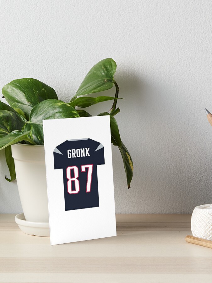 Rob Gronkowski Jersey Art Board Print for Sale by Tate Breeland