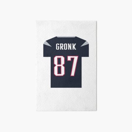 Rob Gronkowski Jersey Art Board Print for Sale by Tate Breeland